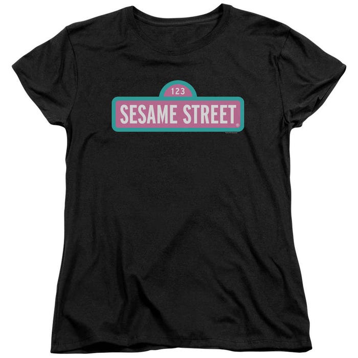 Sesame Street ALT Logo Womens T-Shirt