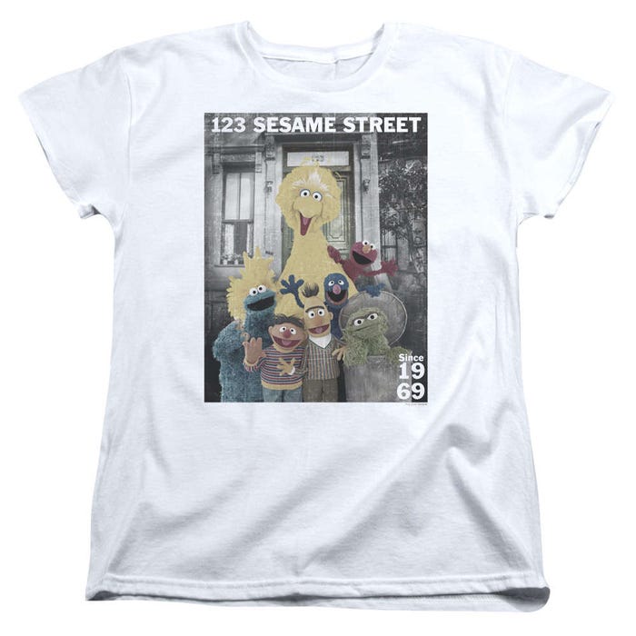 Sesame Street Best Address Womens T-Shirt