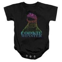 Sesame Street Cookie Moster Halftone Baby Bodysuit
