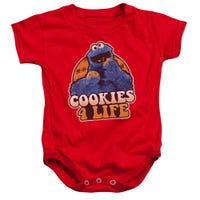 Sesame Street Cookies 4 Life Cookie Monster Baby Bodysuit