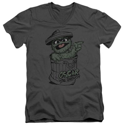 Sesame Street Early Grouch V-Neck T-Shirt