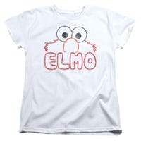 Sesame Street Elmo Letters Womens T-Shirt