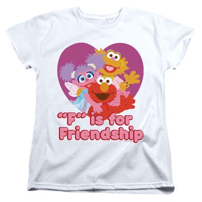 Sesame Street Friendship Womens T-Shirt