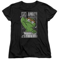 Sesame Street Go Away Womens T-Shirt