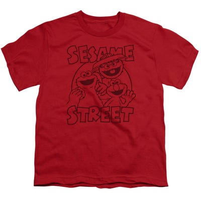 Sesame Street Group Crunch Kids T-Shirt