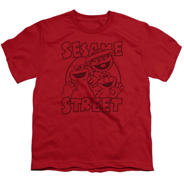 Sesame Street Group Crunch Kids T-Shirt