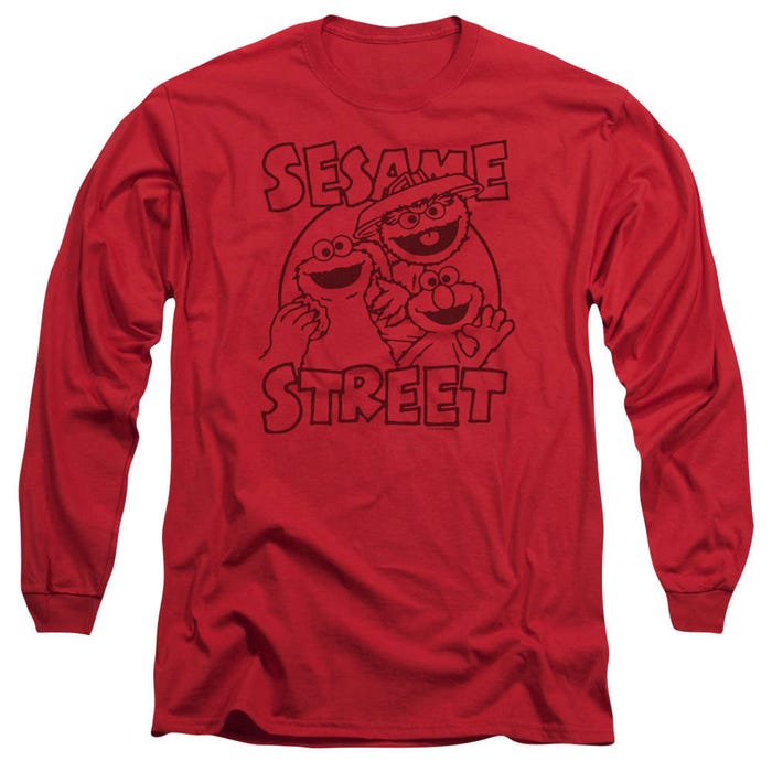 Sesame Street Group Crunch Long Sleeve Shirt