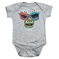 Sesame Street Halftone Heads Baby Bodysuit