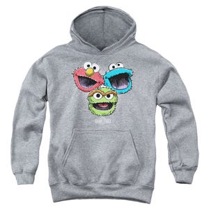 Sesame Street Halftone Heads Kids Hoodie