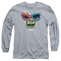 Sesame Street Halftone Heads Long Sleeve Shirt