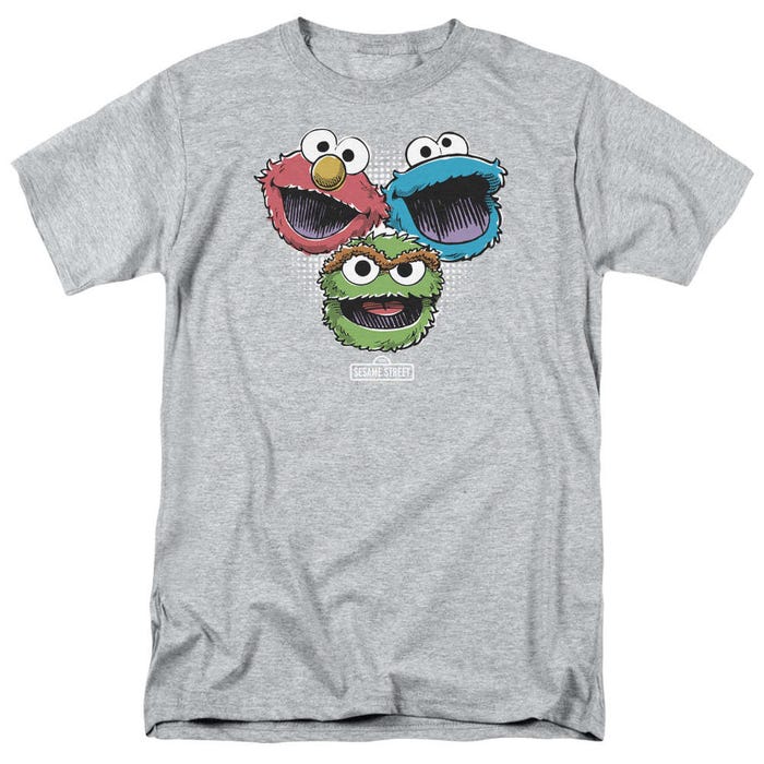 Sesame Street Halftone Heads T-Shirt