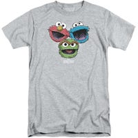 Sesame Street Halftone Heads Tall T-Shirt