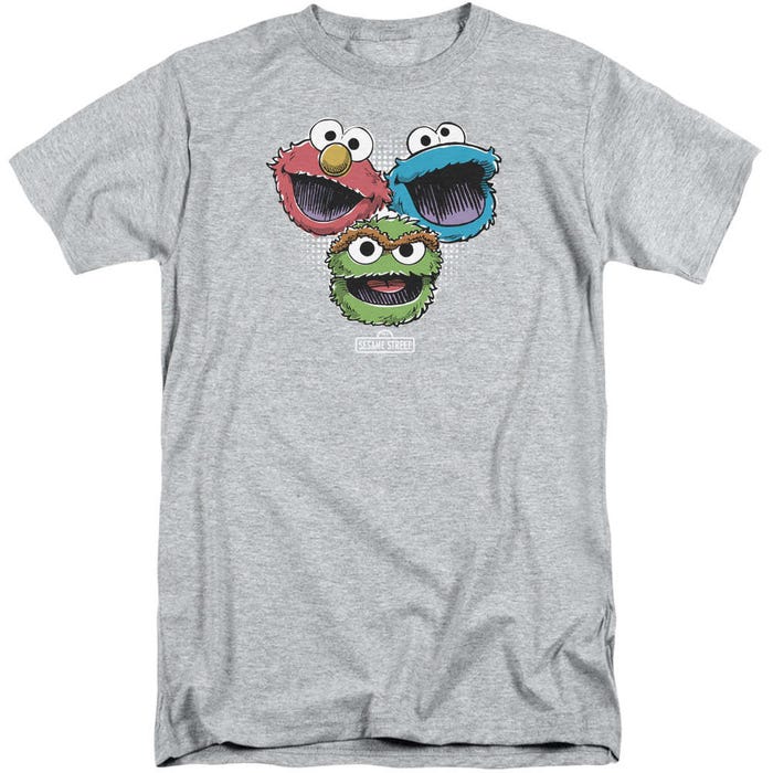 Sesame Street Halftone Heads Tall T-Shirt