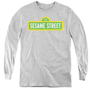 Sesame Street Logo Kids Long Sleeve Shirt