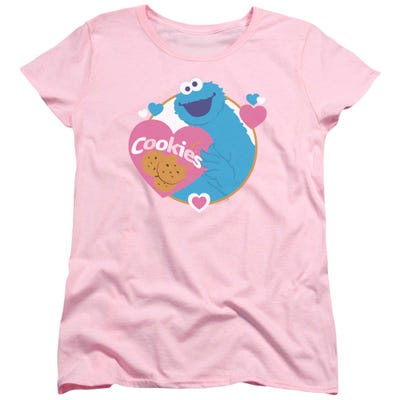 Sesame Street Love Cookies Womens T-Shirt
