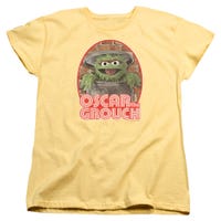 Sesame Street Oscar Iron On Womens T-Shirt