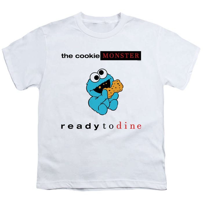 Sesame Street The Cookie Monster Ready To Dine Kids T-Shirt