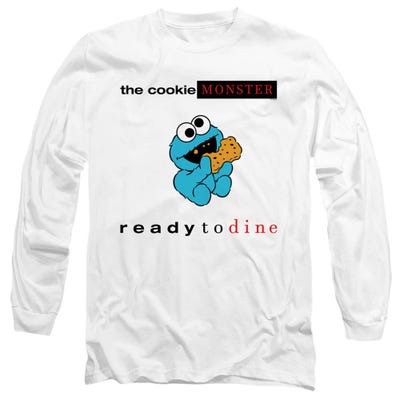 Sesame Street The Cookie Monster Ready To Dine Long Sleeve Shirt