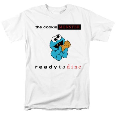 Sesame Street The Cookie Monster Ready To Dine T-Shirt