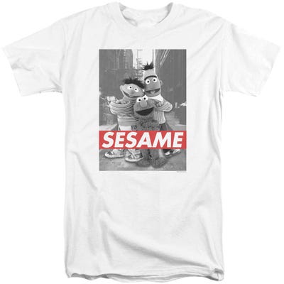 Sesame Street Vintage Poster Tall T-Shirt