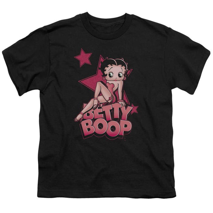 Sexy Star Betty Boop Logo Kids T-Shirt