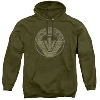 SG1 Distressed Stargate Logo Hoodie