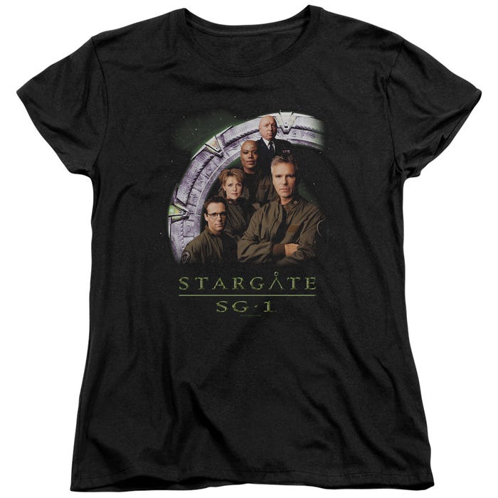 SG1 CAST STACKED Womens T-Shirt