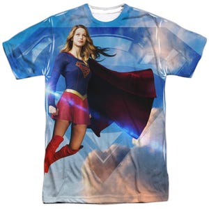 SUPERGIRL UP IN THE SKY Sublimation T-Shirt