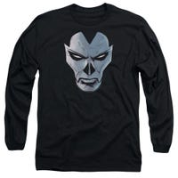 Shadowman Comic Face Long Sleeve Shirt