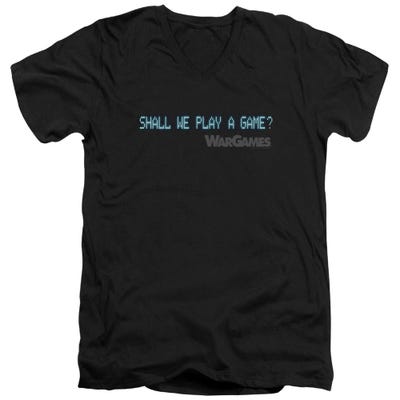 Shall We War Games V-Neck T-Shirt