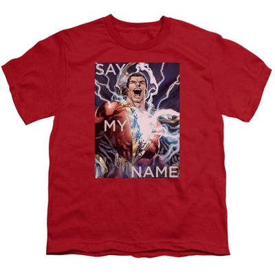 Shazam Say My Name Classic Kids T-Shirt