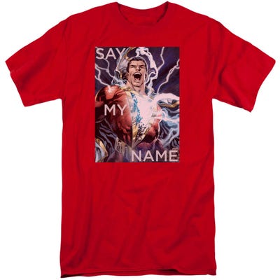 Shazam Say My Name Classic Tall T-Shirt