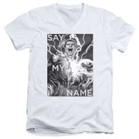 Shazam Say My Name V-Neck T-Shirt