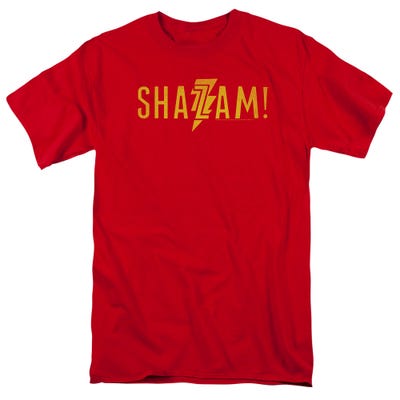 Shazam Movie Flat Logo T-Shirt