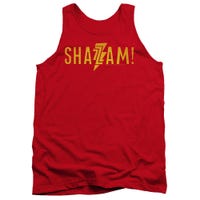 Shazam Movie Flat Logo Tank Top
