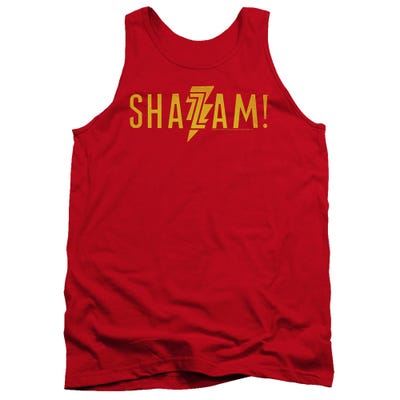 Shazam Movie Flat Logo Tank Top