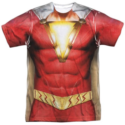 Shazam Movie Uniform Sublimation T-Shirt