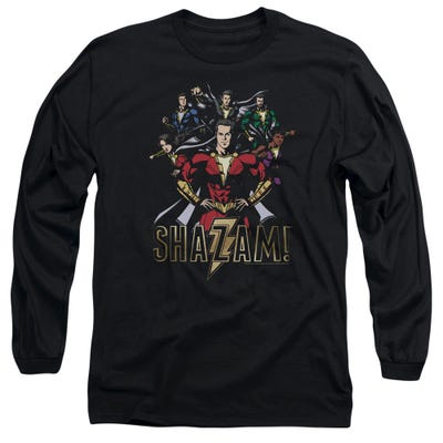 Shazam! Group of Heroes Long Sleeve Shirt