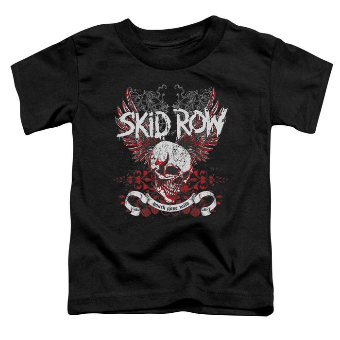 Skid Row Winged Skull Toddler T-Shirt