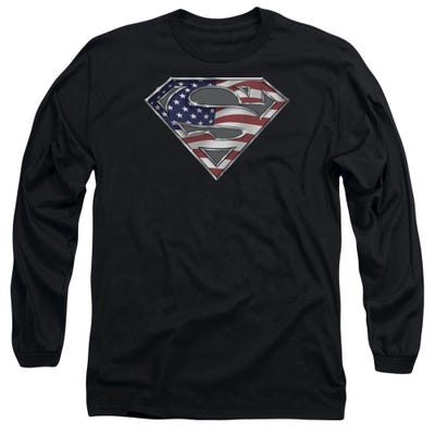 Superman All American Shield Long Sleeve Shirt