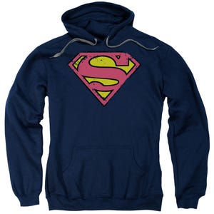 Superman Distressed Shield Hoodie