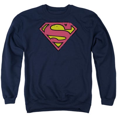 Superman Distressed Shield Sweatshirt
