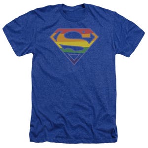 Superman Prismatic Shield Heather T-Shirt