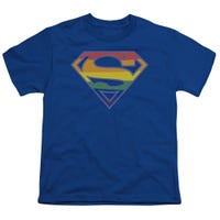 Superman Prismatic Shield Kids T-Shirt