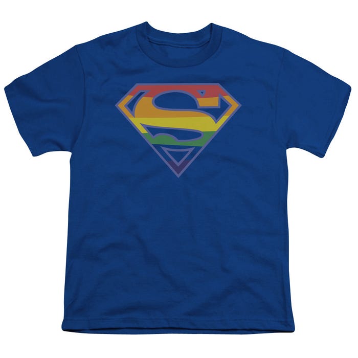 Superman Prismatic Shield Kids T-Shirt