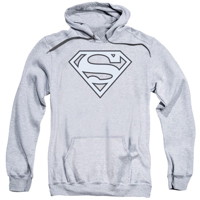 Superman Carolina Blue&navy Shield Hoodie