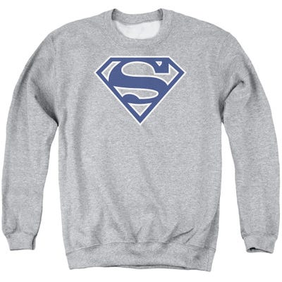 Official Superman Navy and White Shield Sweatshirt