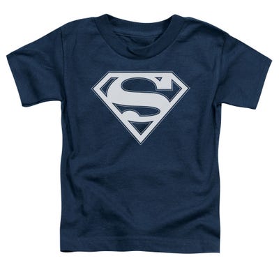 Official Superman Navy and White Shield Toddler T-Shirt