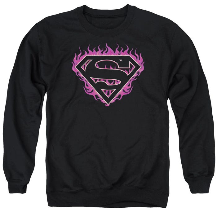 Superman Flames Sweatshirt