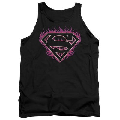 Superman Flames Tank Top